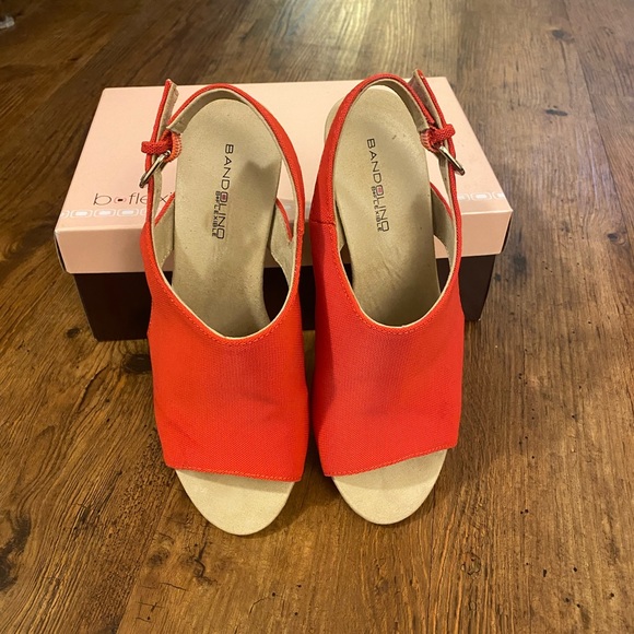Holiday Getaway Cork Wedge 🔥Fire Engine Red sz 7 NWT - Picture 6 of 10